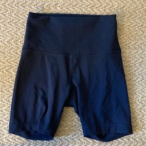 Lululemon Navy Biker Shorts